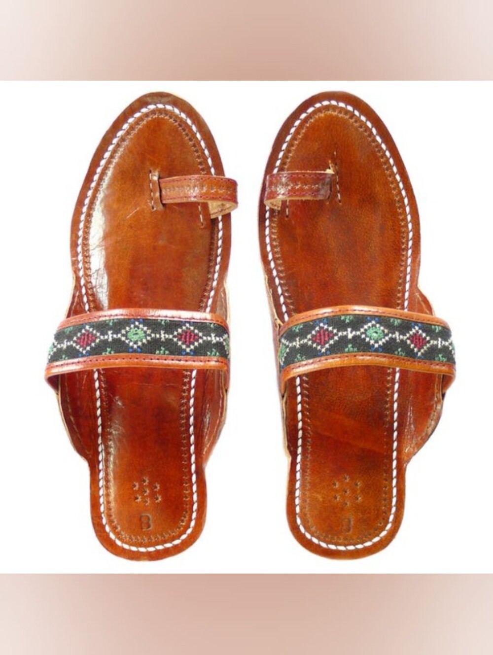 Soulie' Chappals Leather Sandals